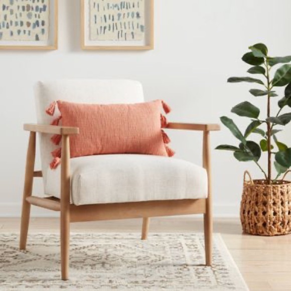 Threshold Other - Threshold Lumbar Throw Pillow with Side Tassels!